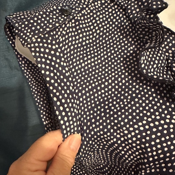 Elevenses Navy Polka Dot Pants - Picture 1 of 4